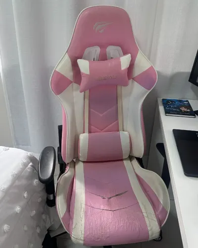 Cadeira Gamer Rosa - Ideal para Reforma