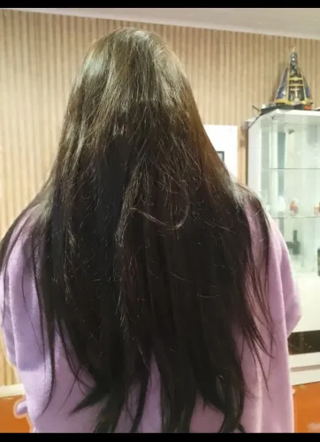 Mega cabelo humano  duas faixas 