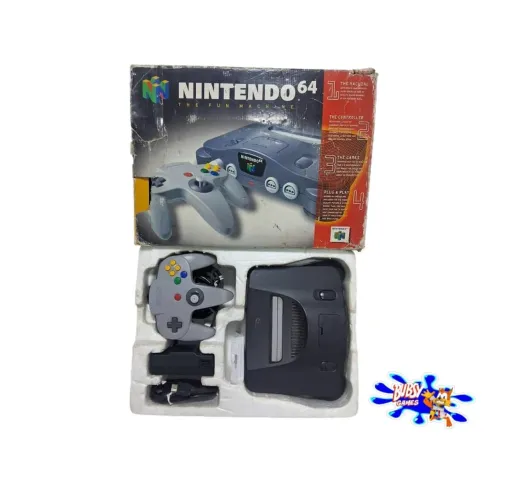 Nintendo 64 console c/ converso hdmi