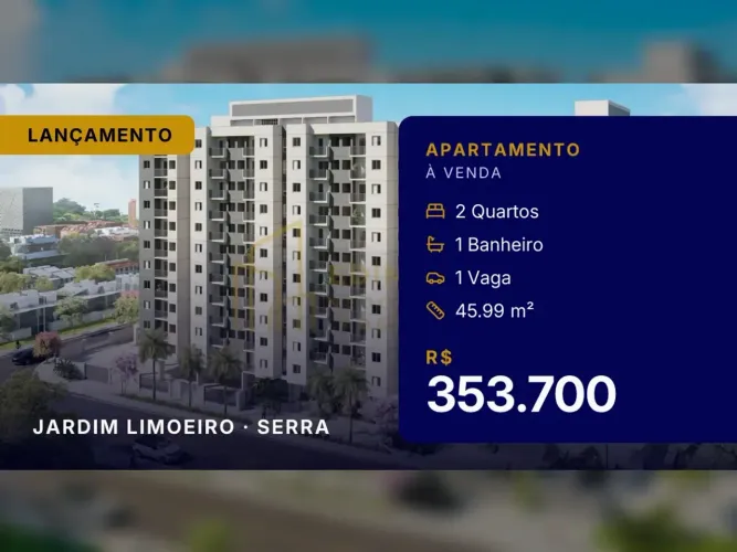 Jardim Limoeiro: seu apartamento de 2 quartos em condomínio com estrutura completa!