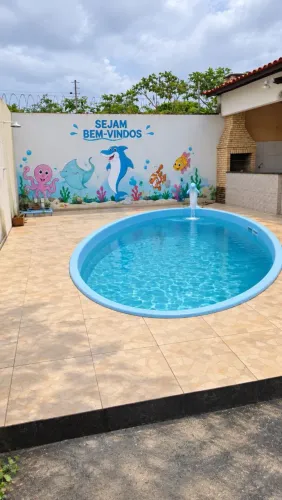 Piscina fibra 7 x 3,65 completa
