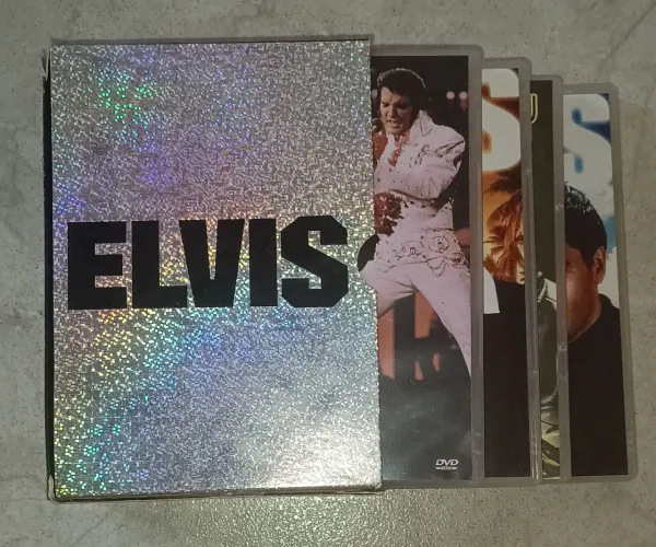 Box 4 DVDs Elvis Presley Colletcion Original (sem uso)