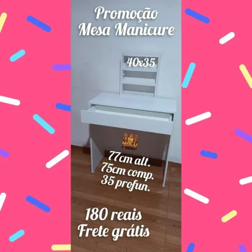 Promoção mesa manicure 