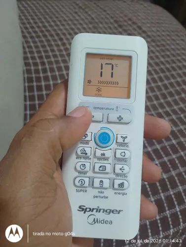Vendo controle original Midea Carrier