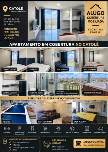 Alugo apt em cobertura