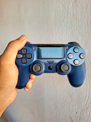 Controle Bluetooth PS4 Azul - FRERE GRÁTIS