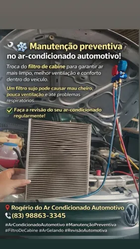 Rogério ar condicionado automotivo 