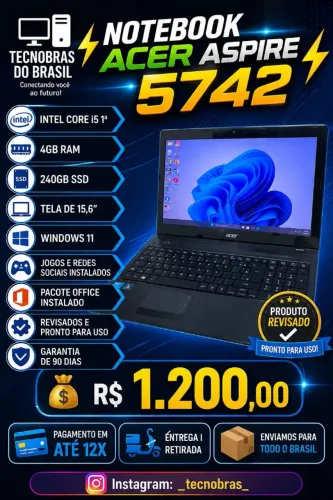 Notebook Acer Intel Core i5