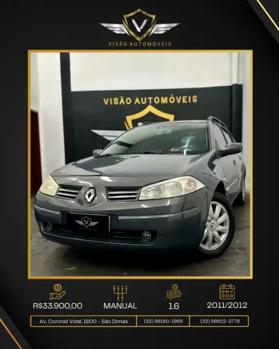 Renault Megane Grand Tour Dynam. Hi-flex 1.6 16V 2012