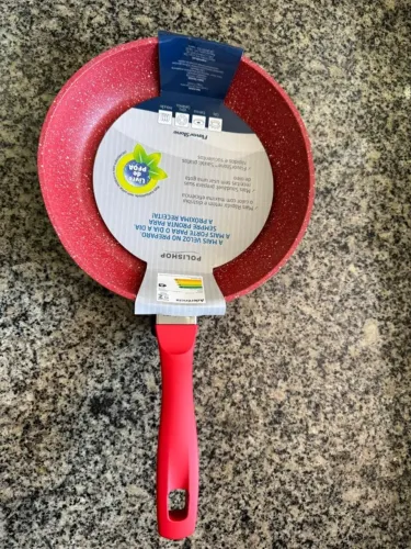 Frigideira Polishop Sauté Grand Vermelha De 24cm Flavorstone