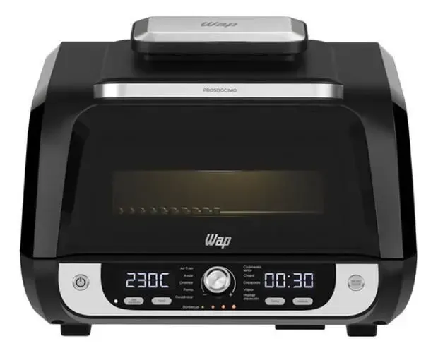  Fritadeira Elétrica Airfryer Wap Antiaderente Painel Digital