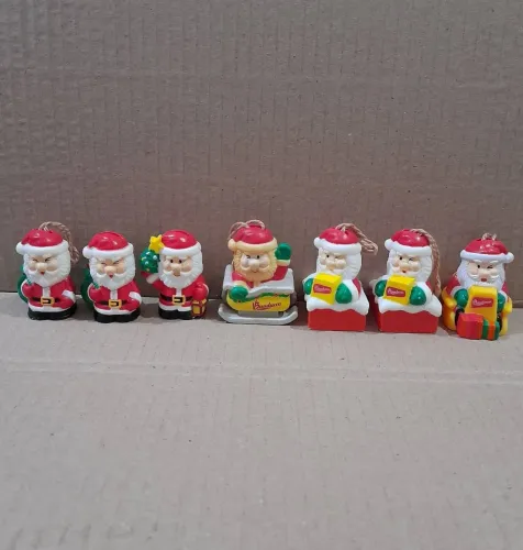 Lote miniaturas Bauducco Natal Papai Noel