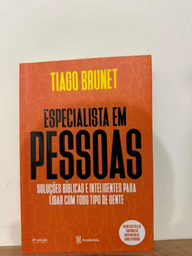 Livro - Especialistas Em Pessoas (Tiago Brunet)