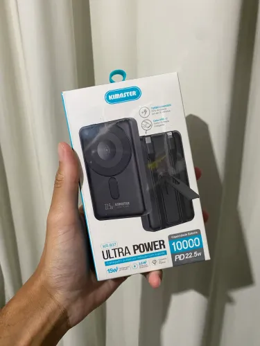 Bateria portátil Power Bank + MagSafe 2 em 1 10000mah