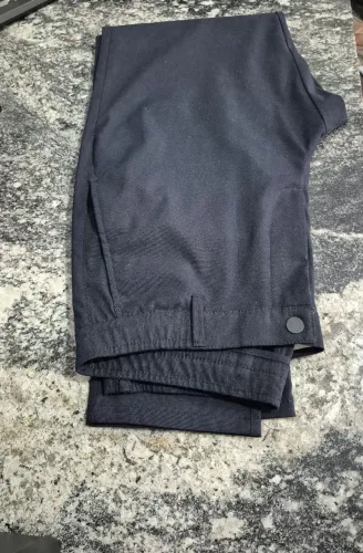 Zara - Calça de Alfaiataria Slim (Azul Escuro)