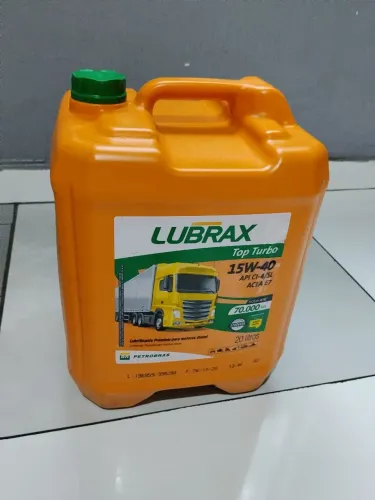 Galão de 20 litros 15w40 Lubrax top turbo