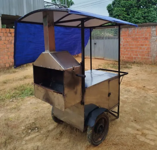 Carrinho pra vender espetinho 