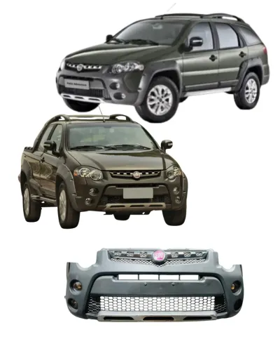Pára-choque completo Fiat palio Weekend Strada original 2011 até 2020