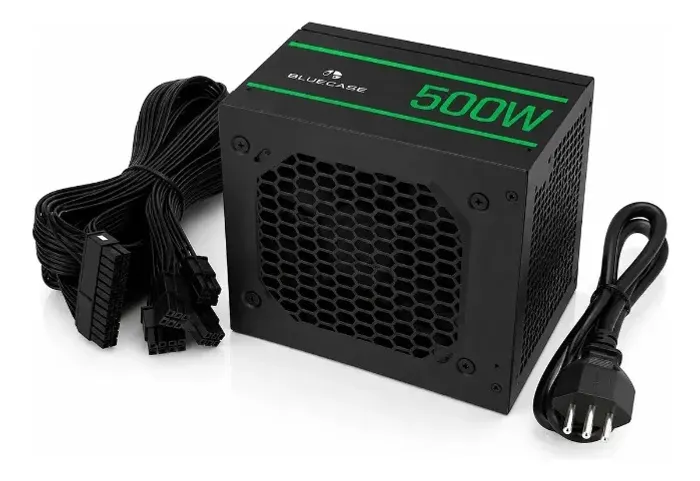 Fonte Alimentação Atx 500w Real Bivolt Automático Pc Desktop Novo Loja Coimbra Computadore