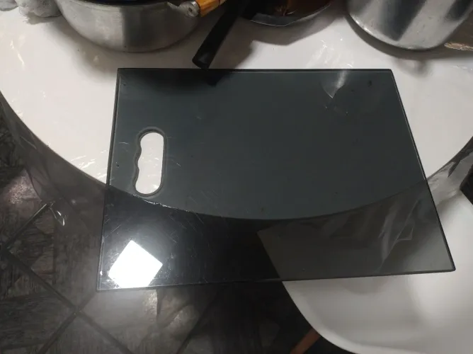 Vendo tábua de vidro para carne Grande