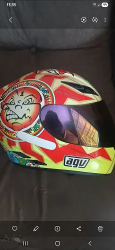 Vendo capacete agv original número 58.60 passo cartão