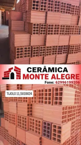 Tijolo baiano 8 furo 11,5x19x29 e 11,5x19x24