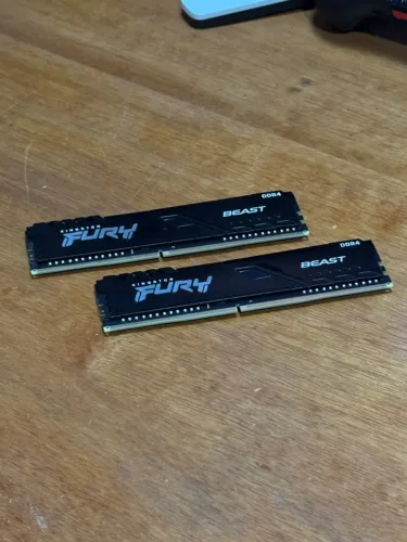 Memória Ram 16GB 2x8gb Kingston Fury 3200mhz CL16