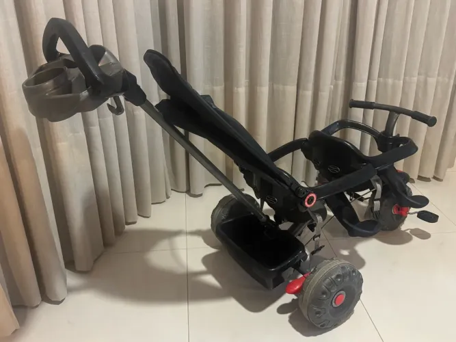 Triciclo carrinho duplo bandeirantes