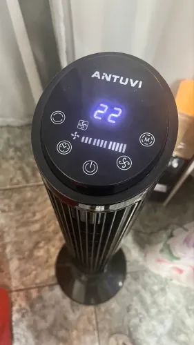 Ventilador torre preto 110v silencioso