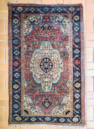 Tapete Persa Antigo, iraniano 1,29 x 2,00