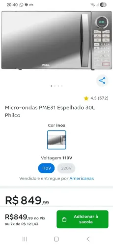 Micro-ondas philco
