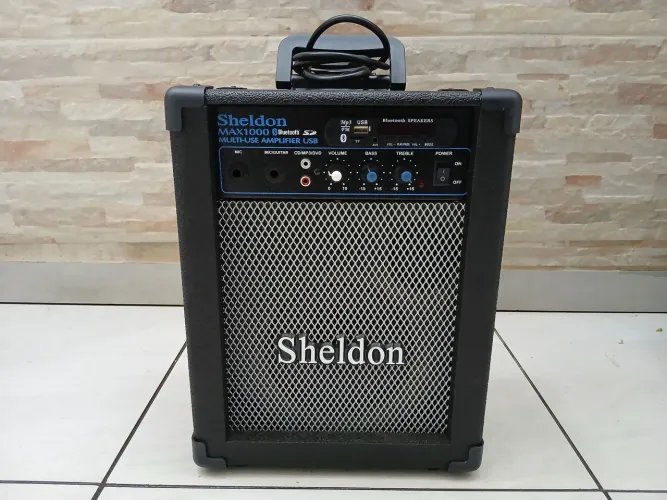 Amplificador Multiuso Sheldon Max1000 com Bluetooth