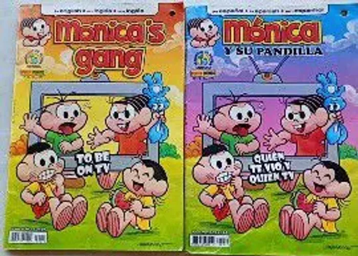 Gibis da Turma da Mônica em Inglês e Espanhol