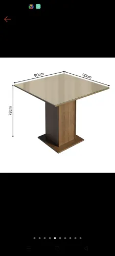 Tampo de vidro para mesa
