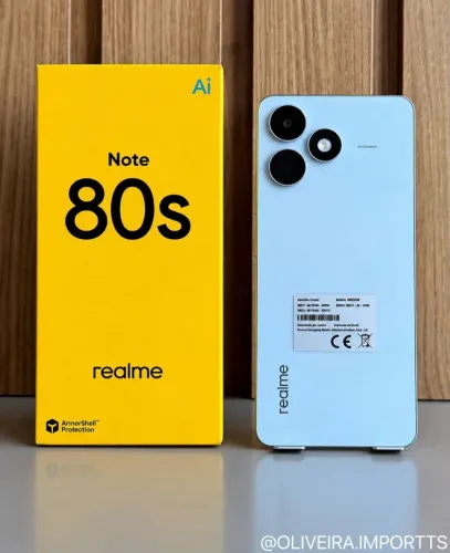 REALME NOTE 80S 256GB - Lacrado 1 ano de garantia 