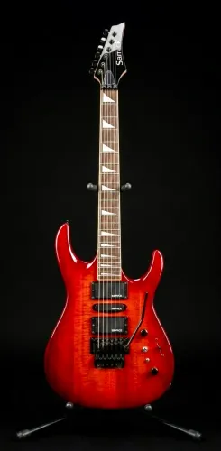 Guitarra Samick KP-41D Relíquia Coreana - Vermelha (Floyd R) - Instrumento Profissional!
