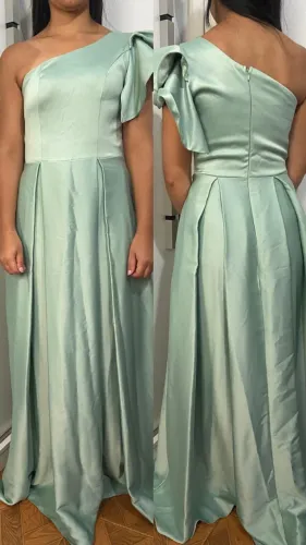 Vestido de festa Verde Tiffany, debutantes, madrinhas