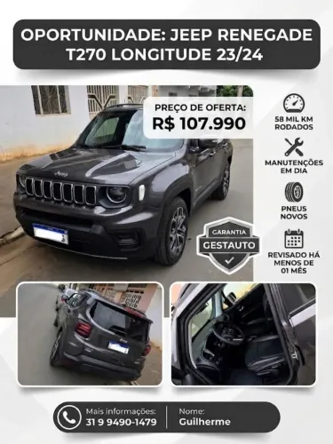 Jeep Renegade Long. T270 1.3 TB 4X2 Flex Aut. 2024