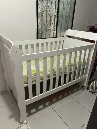 Berço 3 em 1, aceito cartão