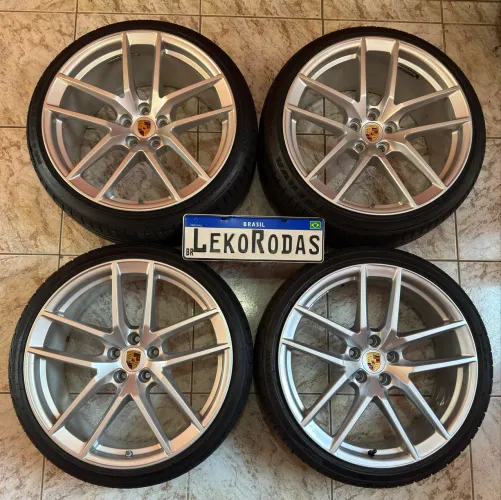 Rodas Porsche Macan 2024 original aro 20 com pneus