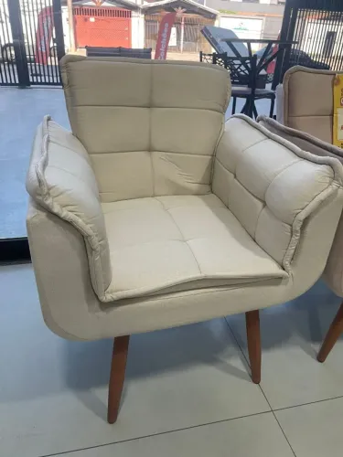 POLTRNA RETRO PÉS PALITO EM LINHO CRU (ÚLTIMA PEÇA)
