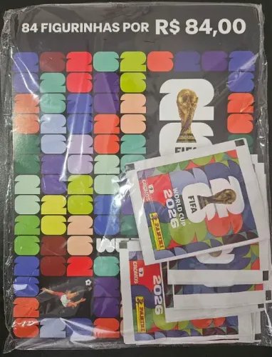 Pacotes de figurinhas da copa 2026