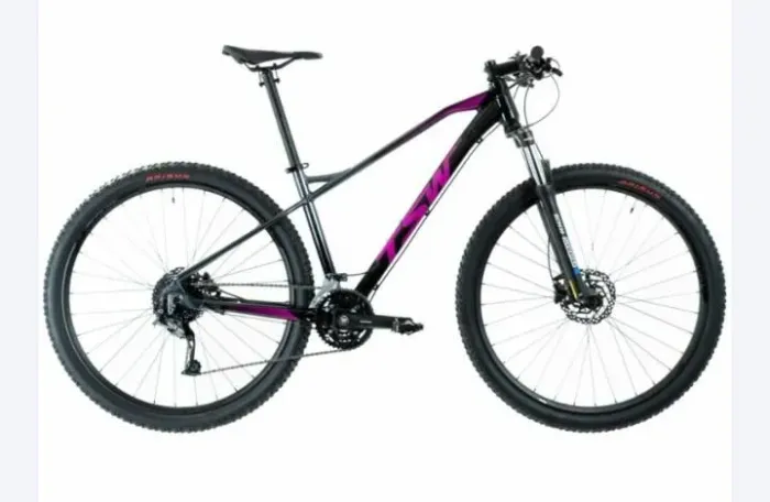 Bike tsw aro 29 cor rosa seminova com garantia única dona + acessórios 
