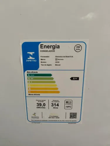 Freezer Inverter Eletrolux 220v