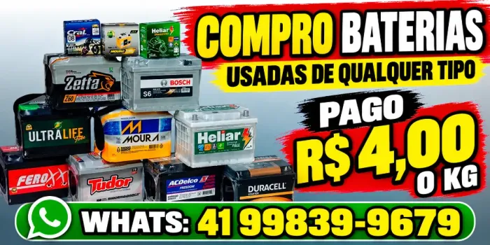 bateria de carro, moto, nobreak