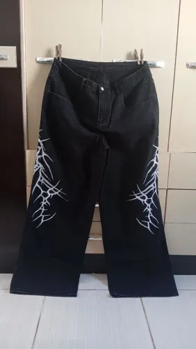 Calça Jeans Baggy Preta