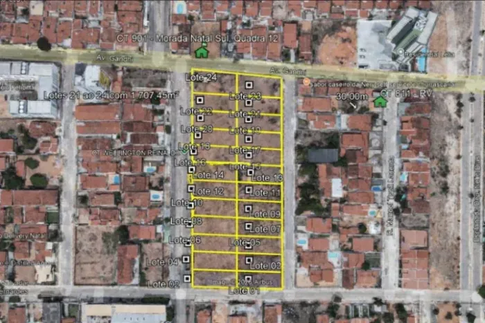 [VA] - LOTES RETANGULARES e PLANOS de 360m² (12x30) em Nova Parnamirim 