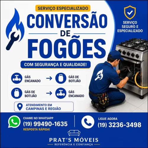 Conversão de Fogão