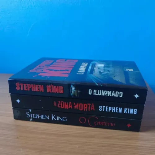COMBO DO STEPHEN KING(O ILUMINADO, O CEMITÉRIO E ZONA MORTA)