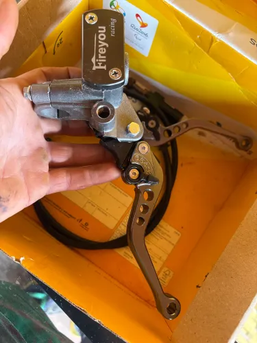 Embreagem Hidráulica universal para moto + manicoto de freio hidráulico completo
